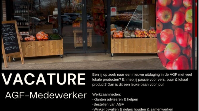 Vacature AGF Medewerker